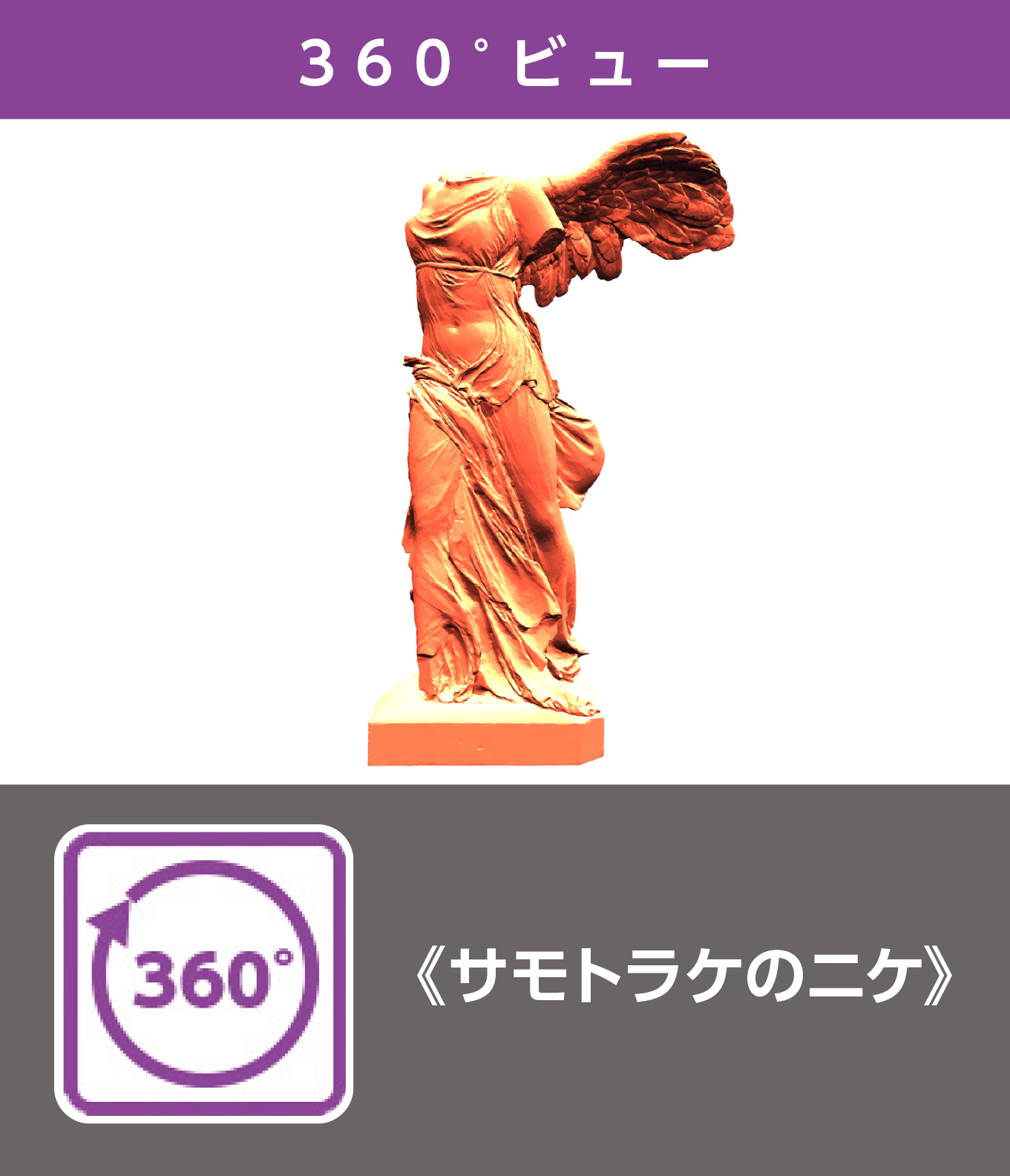 《サモトラケのニケ》（360°）
